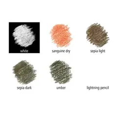 مداد پاستلی 6 رنگ استدلر STAEDTLER (حرفه ای )