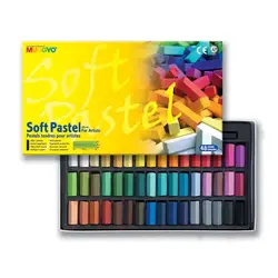 پاستل گچی 48 رنگ نیمه مانگیو