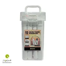 ماژیک راندو بیسیک رنگ پوست 12 عددی