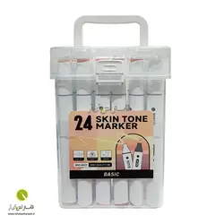 ماژیک راندو بیسیک رنگ پوست 24 عددی