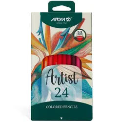 مدادرنگی آریاآرتیست 24 رنگ حرفه ای