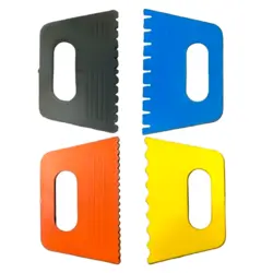 لیسه شیاردار 4 عددی پلاستیکی دسته دار