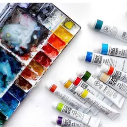 آبرنگ حرفه ای شین هان cerulean blue hue 415 (حجم 7.5 میل)