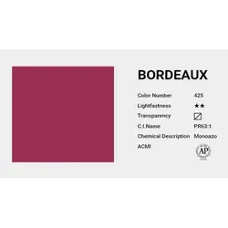 آبرنگ حرفه ای شین هان bordeaux 425 (حجم 7.5 میل)