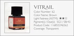 رنگ ویترای مونمارت کد 62 حجم 55 میلی لیتر (brown)