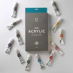 رنگ اکریلیک سوداکو 21 میل پک 12 رنگ