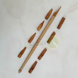 ست قلم چوبی خوشنویسی 8 تایی