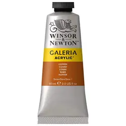 رنگ اکریلیک وینزور کد 214 مدل گالریا حجم 60 میلی لیتر (copper)