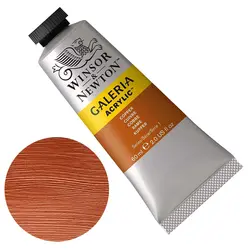 رنگ اکریلیک وینزور کد 214 مدل گالریا حجم 60 میلی لیتر (copper)