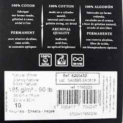 مقوا آرچ آبرنگ راف 185 گرم (arches rough) سایز 28*38 سانت بسته 2 عددی