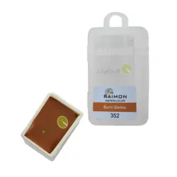 آبرنگ تک رنگ رایمون کد burnt sienna 352