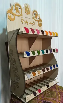 رنگ ویترای 60 میل ترمه باران فیروزه ای صدفی