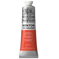 رنگ روغن وینزور اند نیوتون مدل PERMANENT GERANIUM LAKE 22 حجم 37 میلی لیتر