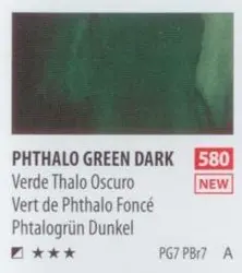 آبرنگ فوق آرتیست شین هان PWC سری A رنگ (phthalo green dark580)