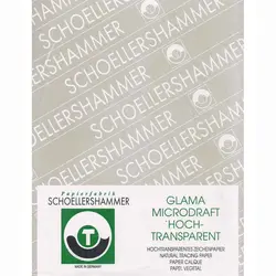 کاغذ کالک شولرز آلمانی سایز A4 - وزن 96 گرم -بسته 10 عددی