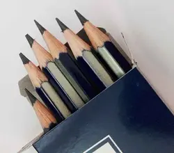 مداد طراحی فابر کاستل مدل گلد فابر با درجه سختی نوک ۶B