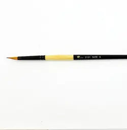 قلمو مخروطی پارس آرت سری 2131 سایز۶(طرح مخزن دار)