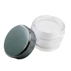 دوات خوشنویسی کریستالی شفاف درب نقره ای سایز کوچک