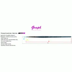 قلم موی تذهیب گراف Graph موی سمور سایز 0000