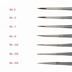قلم موی تذهیب گراف Graph موی سمور سایز 0000