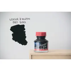 مرکب وینزور جوهر کالیگرافی وینزور مشکی مات