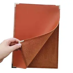 زیر دستی چرم طبیعی دورو خوشنویسی کد B1