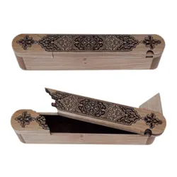 قلمدان چوبی و جاقلمی خوشنویسی