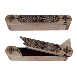 قلمدان چوبی و جاقلمی خوشنویسی