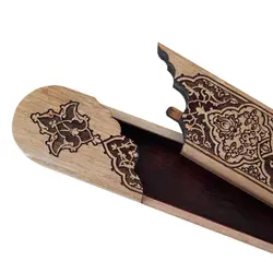 قلمدان چوبی و جاقلمی خوشنویسی