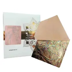 ورق طلا طرح دار دفترچه ای رویال (کد10)