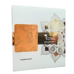 ورق طلا طرح دار دفترچه ای رویال (کد5)