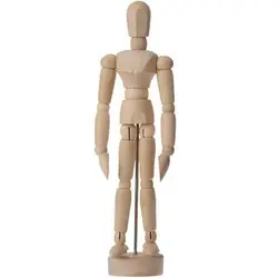 آدمک چوبی طراحی سایز 14 سانتیمتر (manikin male 5.5in)