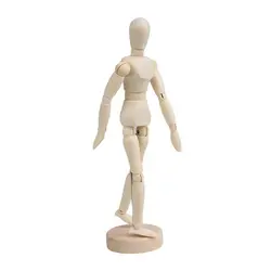 آدمک چوبی طراحی سایز 20 سانتیمتر (wooden manikin)