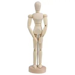 آدمک چوبی طراحی سایز 20 سانتیمتر (wooden manikin)