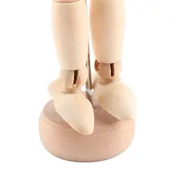 آدمک چوبی طراحی سایز 20 سانتیمتر (wooden manikin)