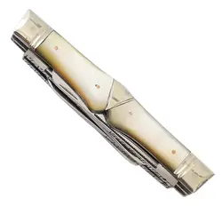 قلمتراش جواد توسلی ۴ تیغه دسته صدف دریایی