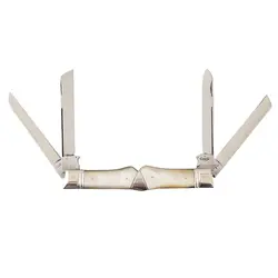 قلمتراش جواد توسلی ۴ تیغه دسته صدف دریایی