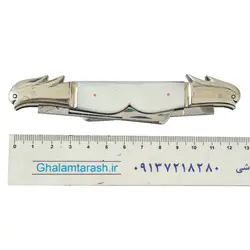 قلمتراش دو تیغه دسته صدف دریایی جواد توسلی