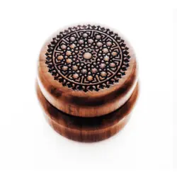 دوات خوشنویسی چوب گردو سایز متوسط طرح سنتی