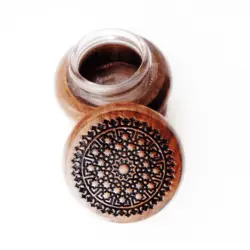 دوات خوشنویسی چوب گردو سایز متوسط طرح سنتی