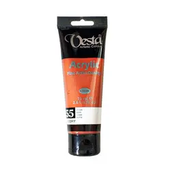 رنگ اکریلیک وستا کد 55 copper حجم 75 میل