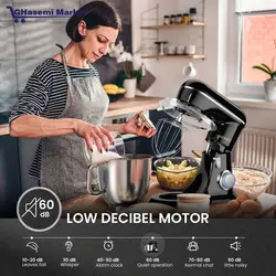 میکسر پایه KICHOT ، میکسر برقی آشپزخانه حرفه ای 10 سرعته ، میکسر