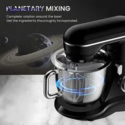 میکسر پایه KICHOT ، میکسر برقی آشپزخانه حرفه ای 10 سرعته ، میکسر