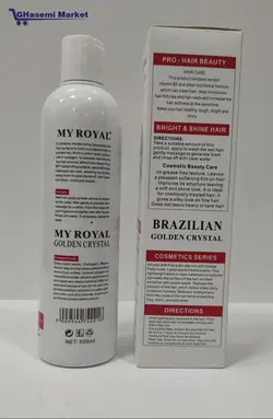 کراتین بوتاکس نیورویال گلدن کریستال اصل برزیل حجم 500میلی لیتر_MYROYALKERATINCRISTAL