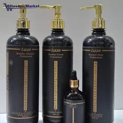 پک کامل کراتین لیز LIzze برزیل درحجم 2800میلی لیتر شامپو پروتئین + کراتین+ماسک+روغن آرگان