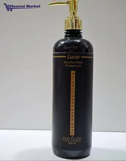 پک کامل کراتین لیز LIzze برزیل درحجم 2800میلی لیتر شامپو پروتئین + کراتین+ماسک+روغن آرگان