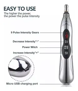 قلم طب سوزنی شارژی + 2 سر + 2 ژل 9قدرته مدلAmérica Store2023