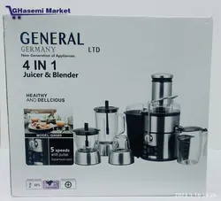 آبمیوه گیری حرفه ای 4 کاره دیجیتالی جنرال آلمانی GN-089