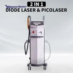 دستگاه لیزر موهای زائد و حذف تاتو دایود و پیکوشور پیکوثانیه 2022