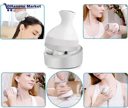 ماساژور برقی سر، ماساژور اسکراپر قابل حمل برای رشد مو، پاکسازی عمیق و آرامش استرس